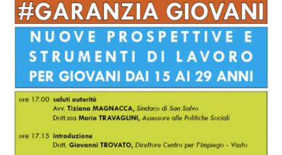 Garanzia Giovani: convegno in Comune a San Salvo