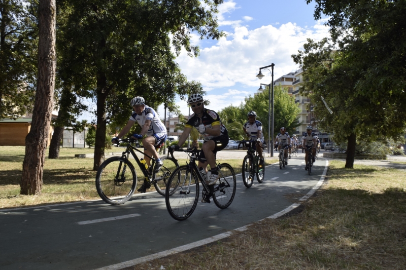 Partenza da San Salvo della “Biciclettata Adriatica”