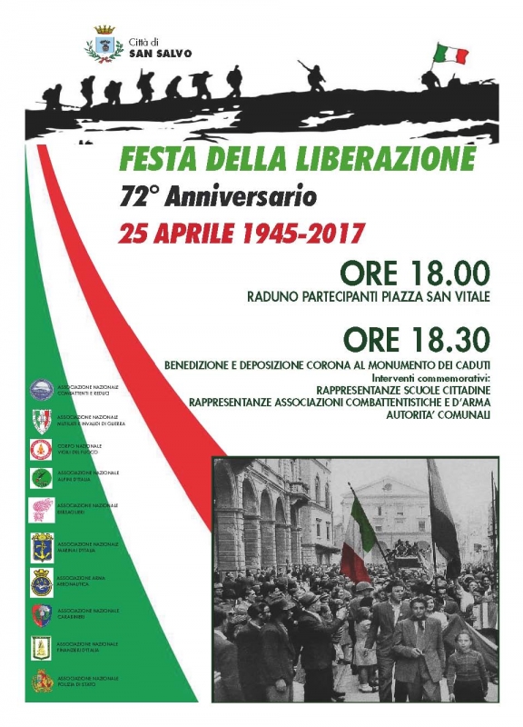 Le celebrazioni del 25 aprile a San Salvo