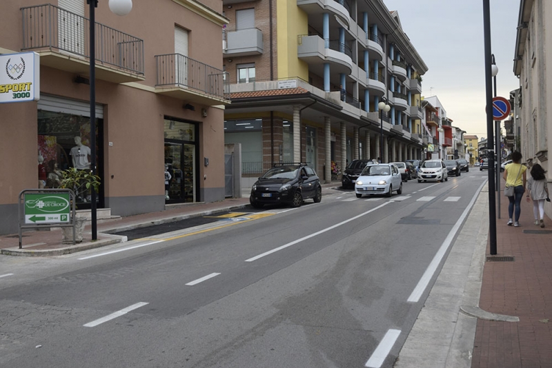 Nuovi marciapiedi in via Duca degli Abruzzi