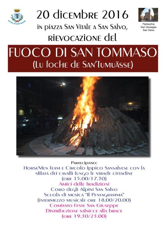 Il fuoco di San Tommaso