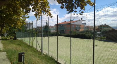 Intervento all’impianto sportivo di via Iuvara