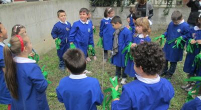 La festa dell’albero alla Primaria in via De Vito