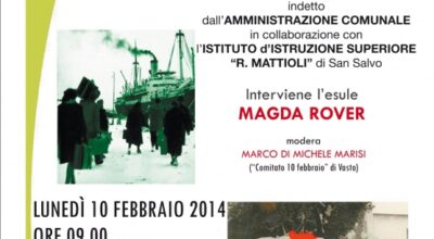 10 febbraio: convegno sulle foibe