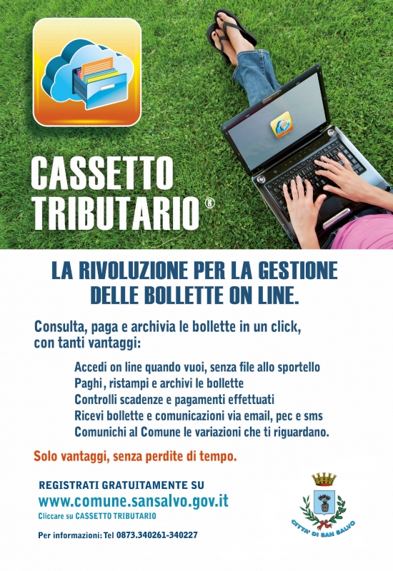 Pagamento tributi, niente più file: arriva il Cassetto Tributario