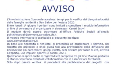 I centri estivi per rimettere al centro i bambini e ragazzi della nostra Città