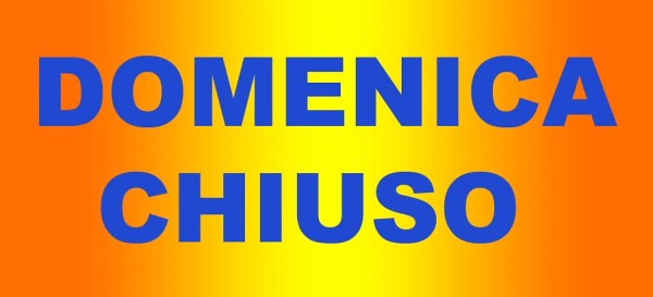 Chiusura domenicale del 29/3/2020 estesa anche alle attività di generi non alimentari