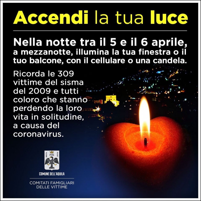 Accendi la tua luce, San Salvo per L’Aquila