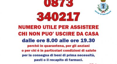 Attivato il numero per assistere chi non può uscire da casa