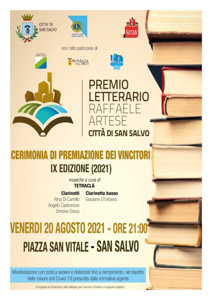 In attesa del gran finale della IX edizione del premio “Raffaele Artese – Città di San Salvo”