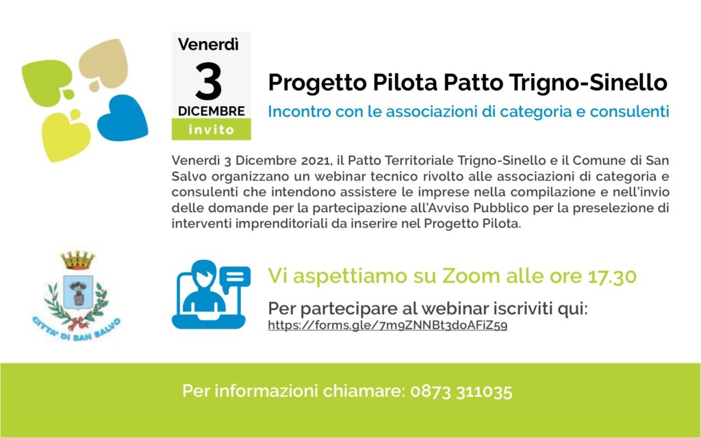 Progetto pilota Patto Trigno-Sinello, incontro con le associazioni di categoria e consulenti