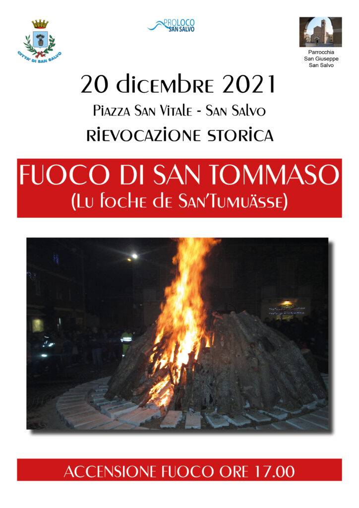 Il rito dell’accensione del fuoco di San Tommaso