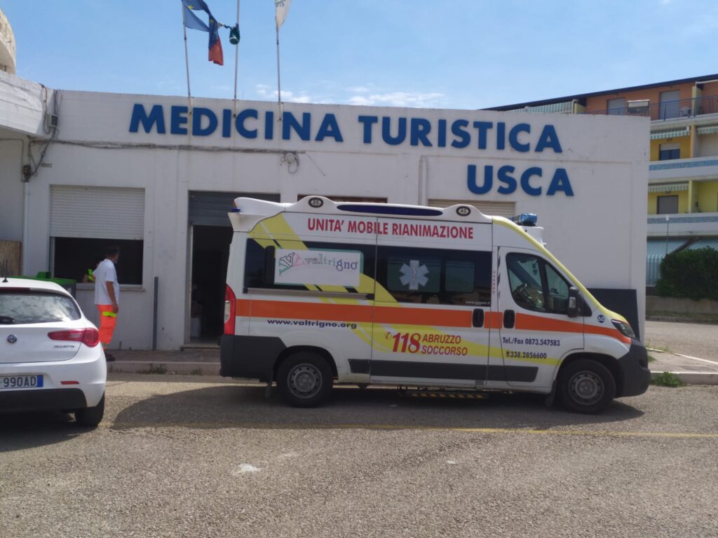 Servizio medicina turistica garantito dalla presenza dell’ambulanza