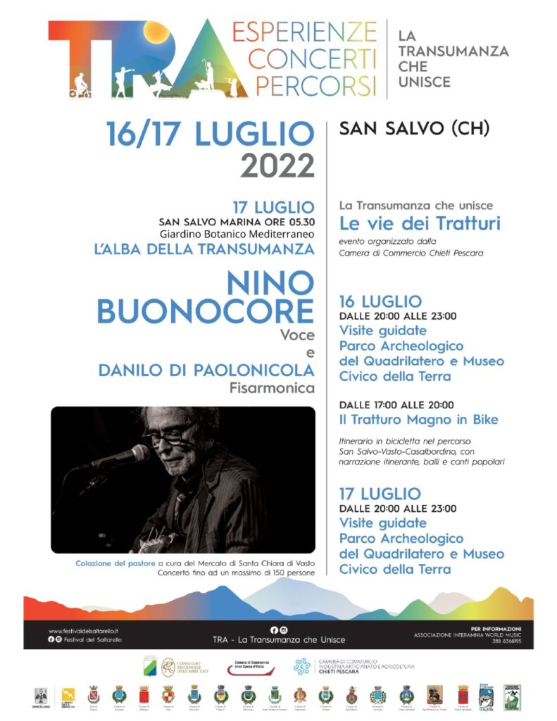Transumanza, concerto all’alba con Nino Buonocore e il tratturo magno in bicicletta