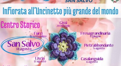 Domenica a San Salvo l’Infiorata all’uncinetto più grande del mondo