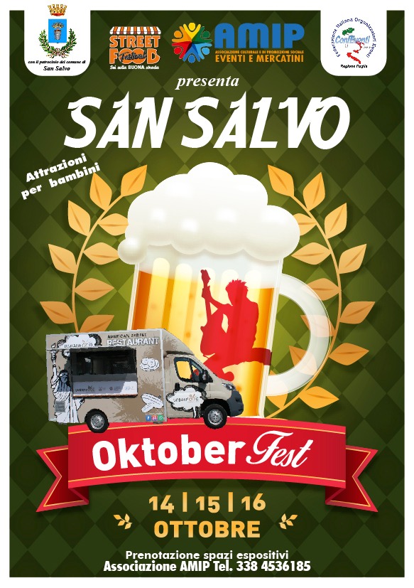 Dal 14 al 16 ottobre a San Salvo sarà Oktober Fest