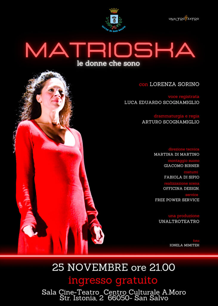 A teatro con “Matrioska (le donne che sono)”
