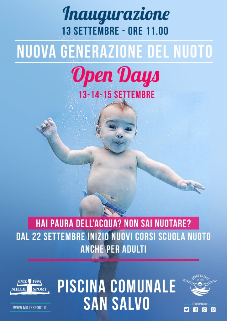 Village Sport, martedì 13 settembre riapertura della piscina rinnovata e dei nuovi spogliatoi