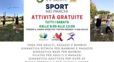 Lo sport gratuito praticato all’aria aperta: l’iniziativa Sport nei Parchi e Sport e Salute