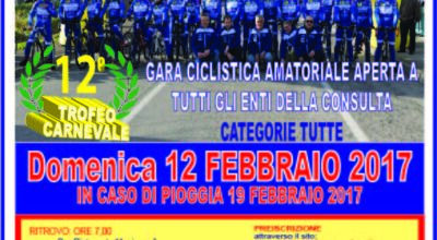 A San Salvo Marina la dodicesima edizione del “Trofeo Carnevale” di ciclismo