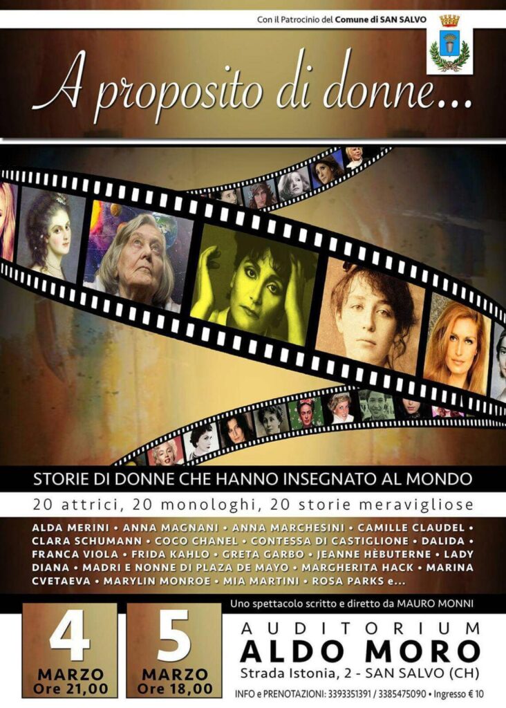 Sabato e domenica a teatro per parlare delle donne con venti storie meravigliose