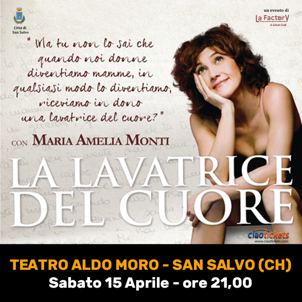 Serata d’onore con l’attrice Maria Amelia Monti il 15 aprile nella sala teatro Aldo Moro