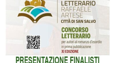 Domani l’annuncio dei finalisti dell’undicesima edizione del premio letterario “Raffaele Artese – Città di San Salvo”