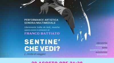 Lo spettacolo dell’Orchestra Musica in Crescendo con testi e musiche di Franco Battiato