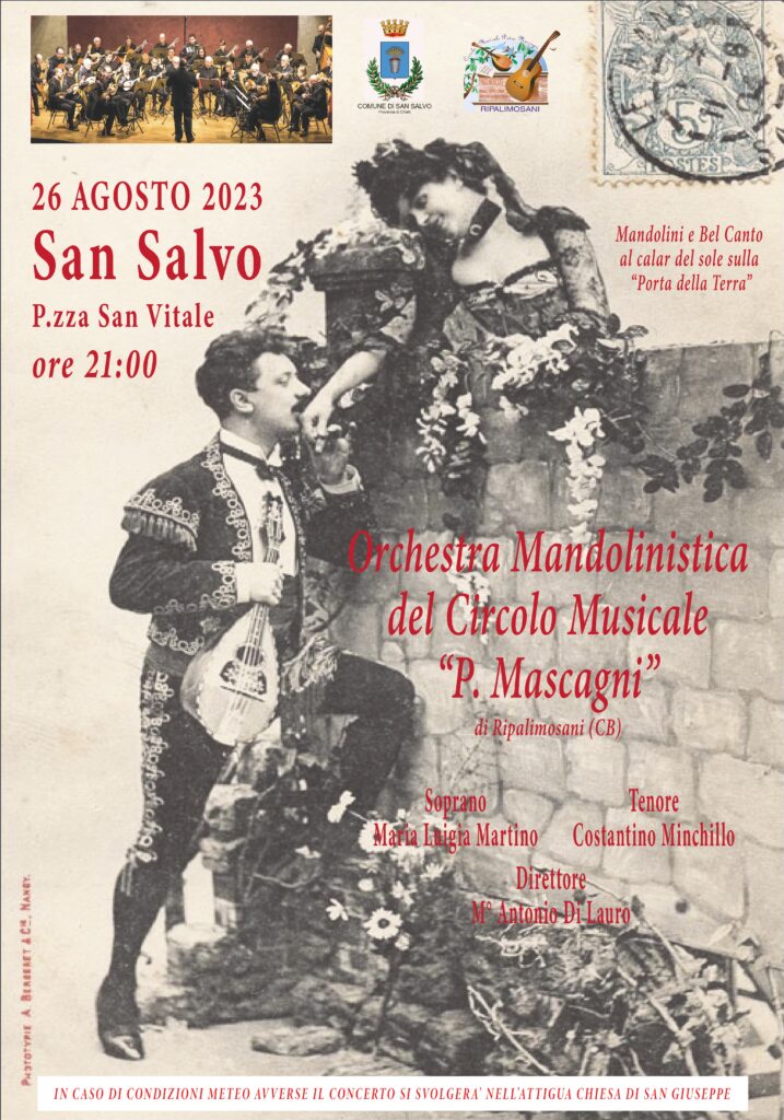 Il suono magico dei mandolini nel concerto del Circolo musicale “Pietro Mascagni”