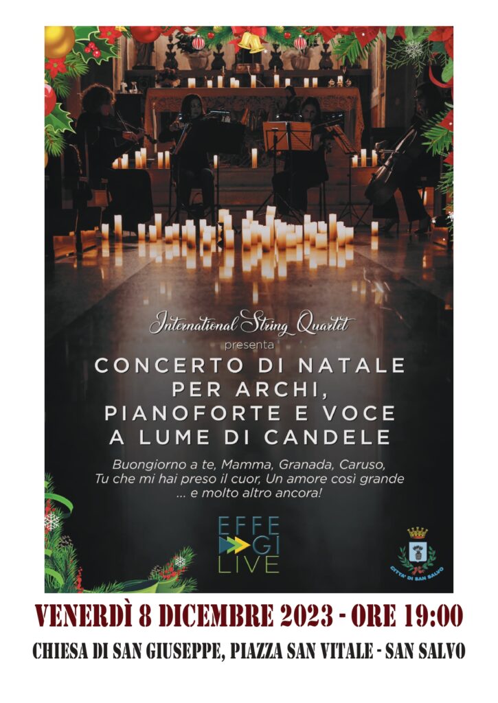 Natale è: il concerto a lume di candela per archi, pianoforte e voce