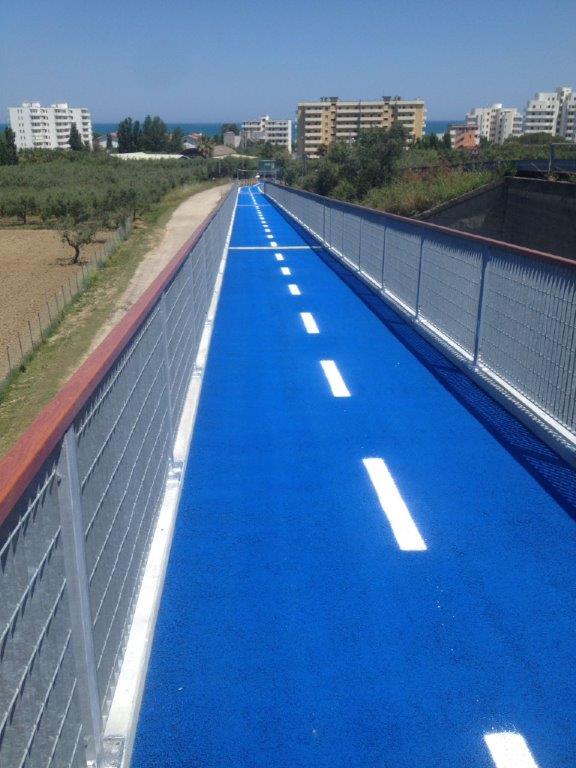 Secondo lotto della pista ciclabile in via Grasceta