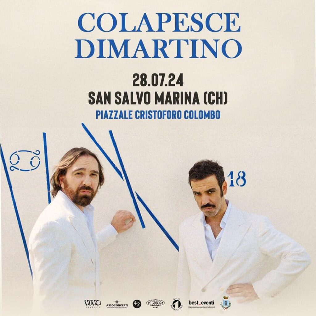 Colapesce e Dimartino, domenica a San Salvo il concerto gratuito!