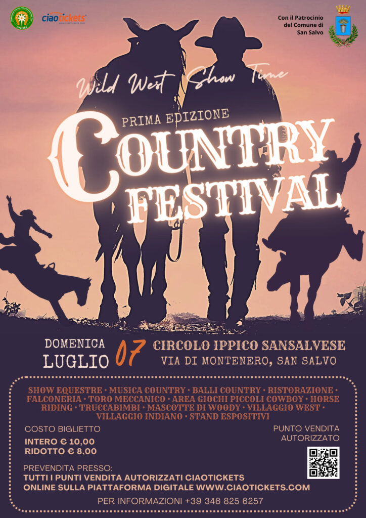 Domenica la prima edizione del Country Festival a San Salvo