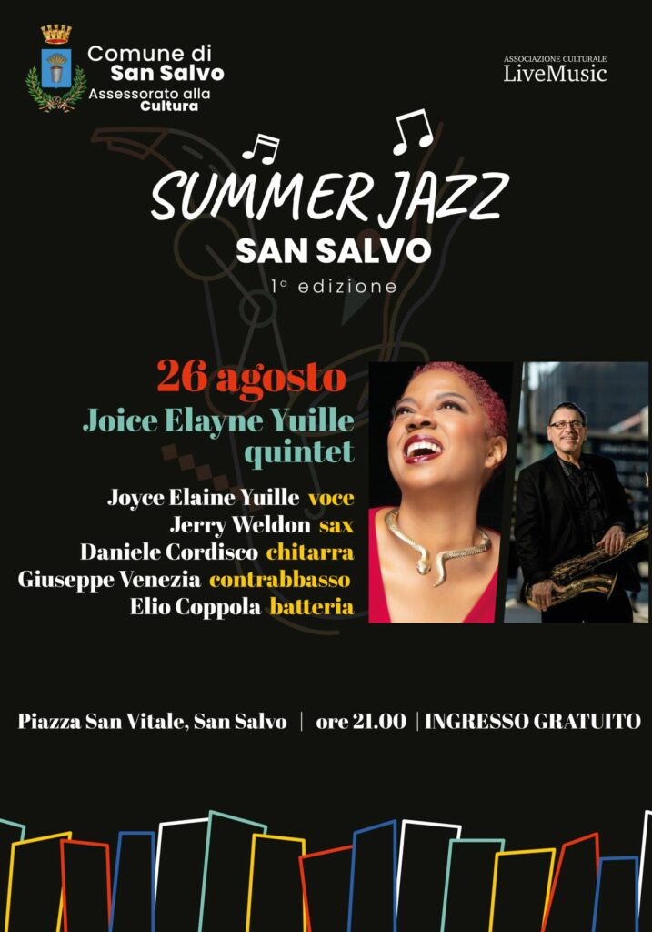 Joyce Elaine Yuille & The Hammond Groovers al Summer Jazz San Salvo