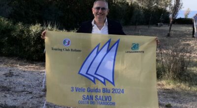 San Salvo conferma le TRE VELE della Guida Blu “Il mare più bello 2024”