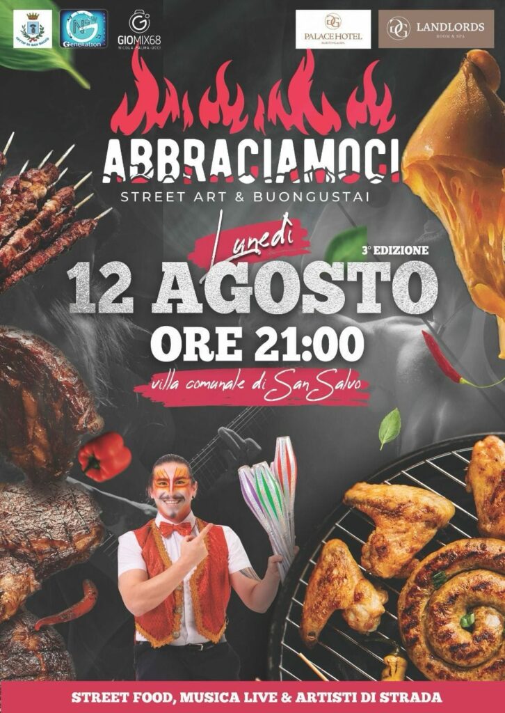 “Abbraciamoci” street food e artisti di strada a San Salvo