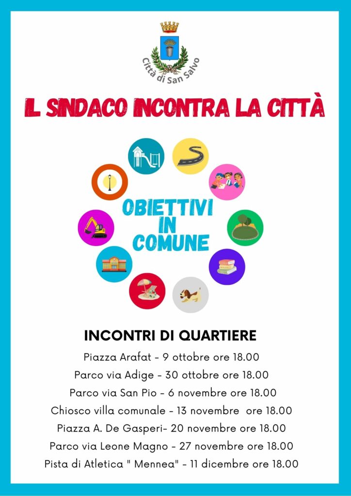 “Obiettivi in comune”, il sindaco De Nicolis e l’amministrazione incontrano i quartieri della Città